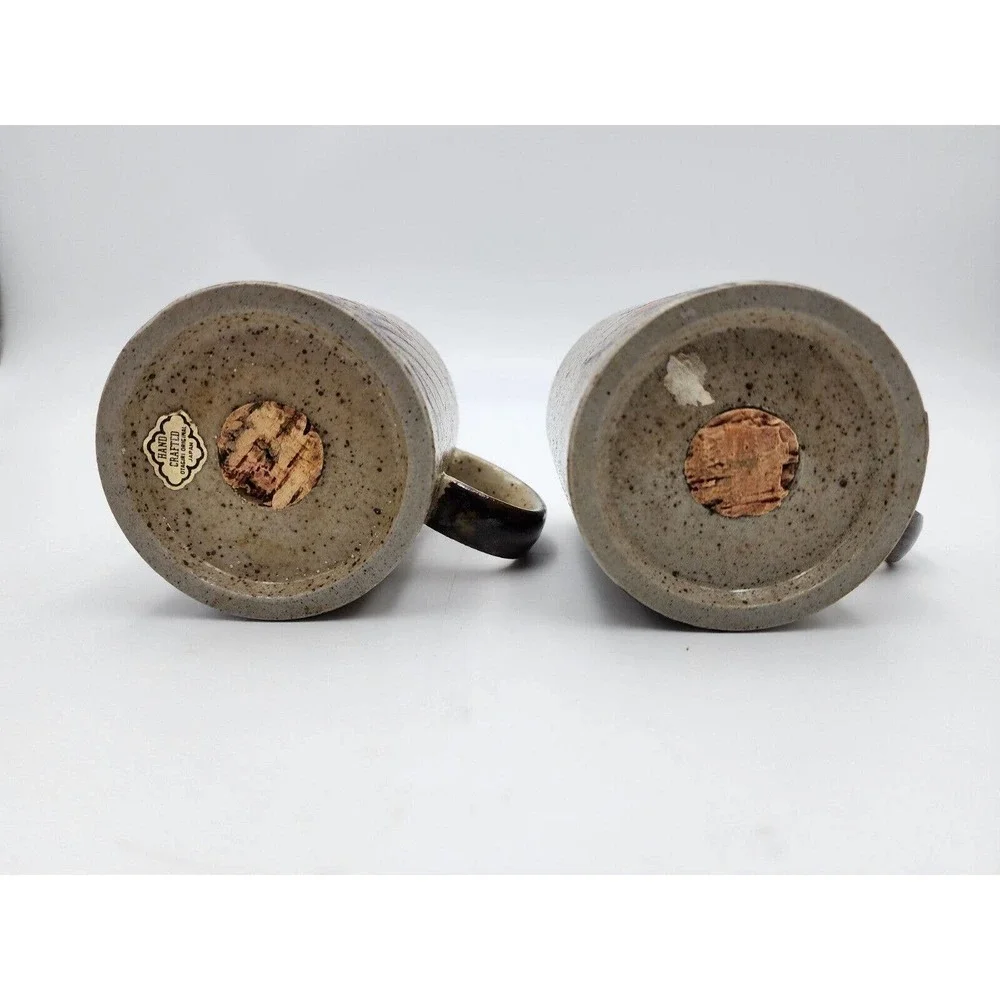 Otagiri Japan Elegant Wheat Pattern Salt Pepper Shaker Set Hand Crafted Vintage